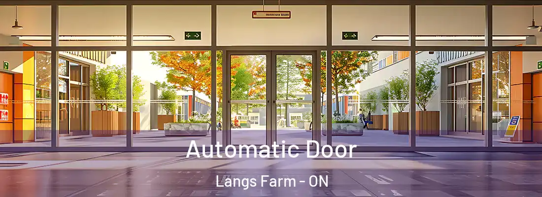  Automatic Door Langs Farm - ON