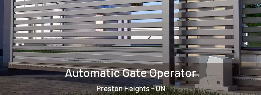  Automatic Gate Operator Preston Heights - ON