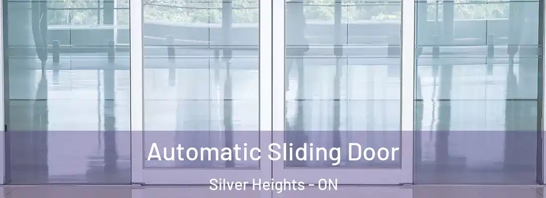  Automatic Sliding Door Silver Heights - ON