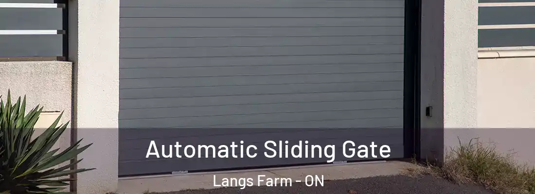  Automatic Sliding Gate Langs Farm - ON