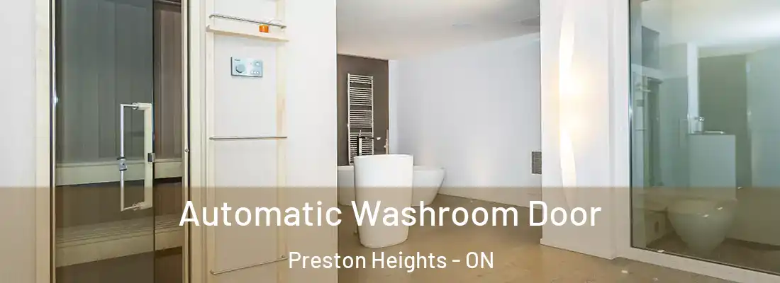  Automatic Washroom Door Preston Heights - ON