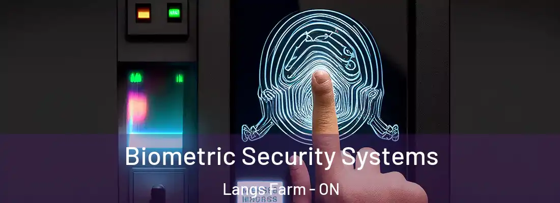  Biometric Security Systems Langs Farm - ON
