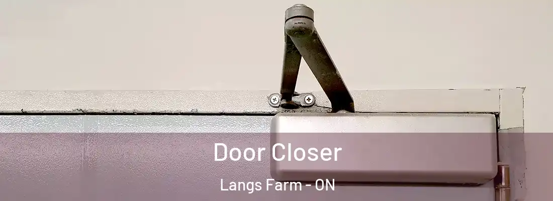  Door Closer Langs Farm - ON