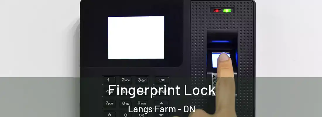  Fingerprint Lock Langs Farm - ON