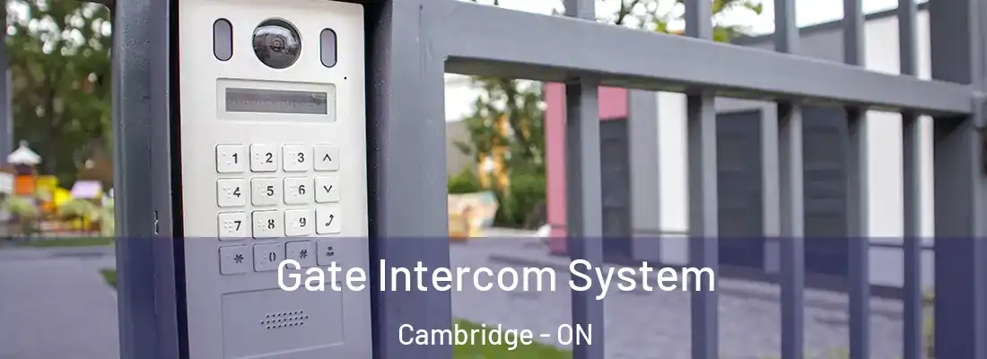  Gate Intercom System Cambridge - ON