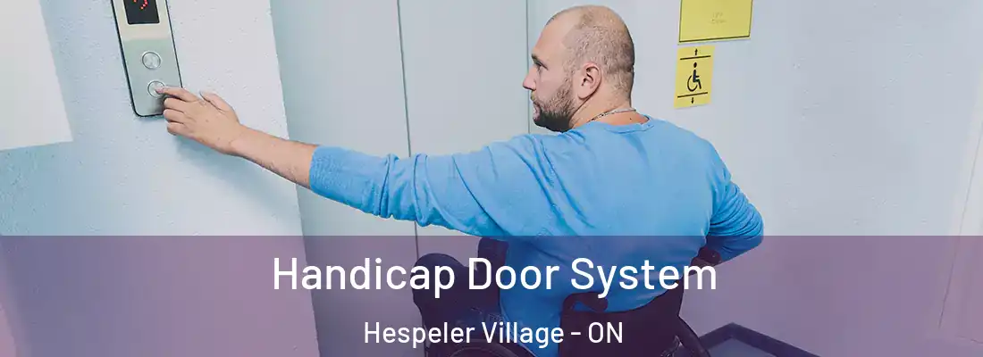  Handicap Door System Hespeler Village - ON