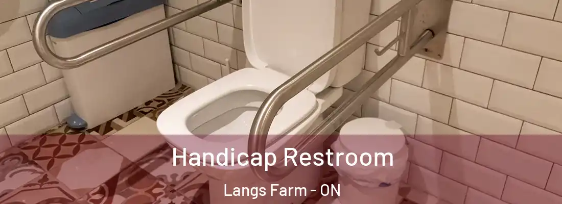  Handicap Restroom Langs Farm - ON