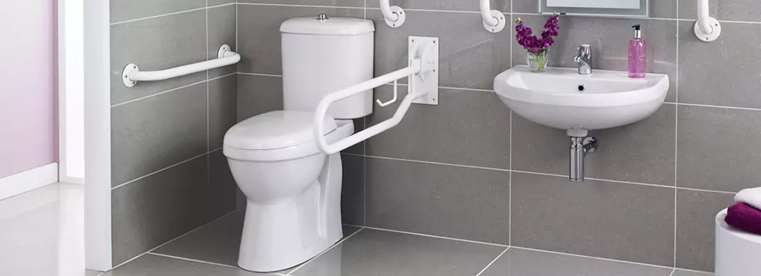 Modern Handicap Bathroom Solutions with Safety Features in Cambridge, ON