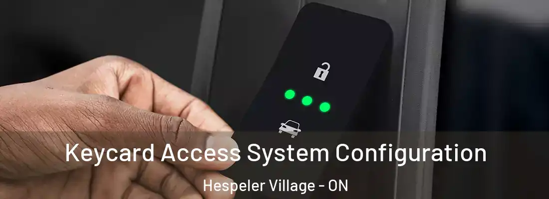  Keycard Access System Configuration Hespeler Village - ON