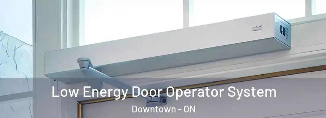  Low Energy Door Operator System Downtown - ON