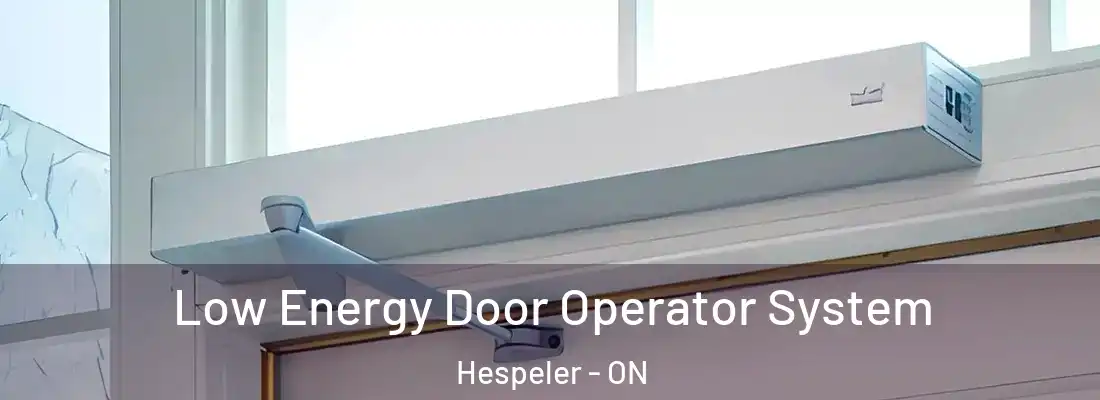  Low Energy Door Operator System Hespeler - ON