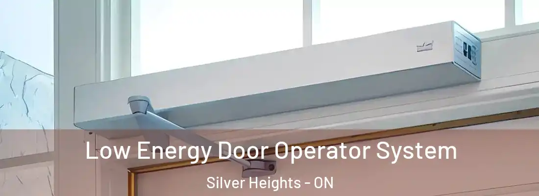  Low Energy Door Operator System Silver Heights - ON