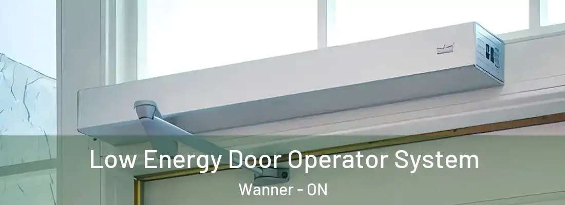  Low Energy Door Operator System Wanner - ON