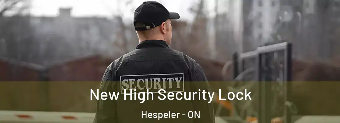  New High Security Lock Hespeler - ON