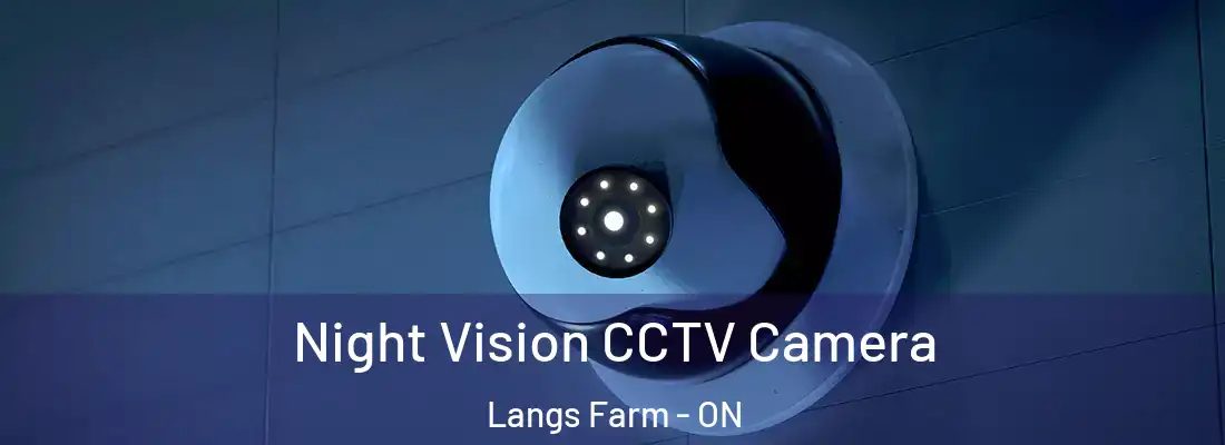  Night Vision CCTV Camera Langs Farm - ON