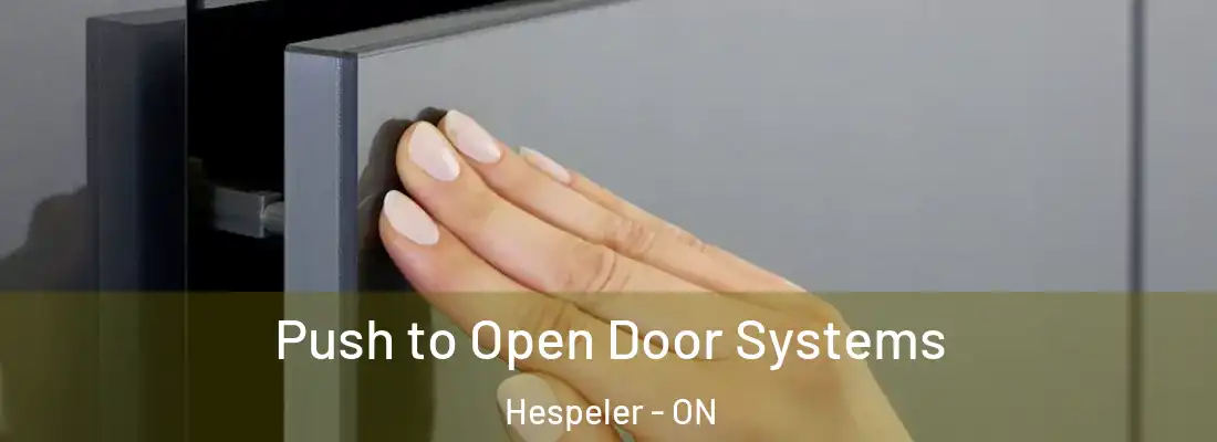  Push to Open Door Systems Hespeler - ON