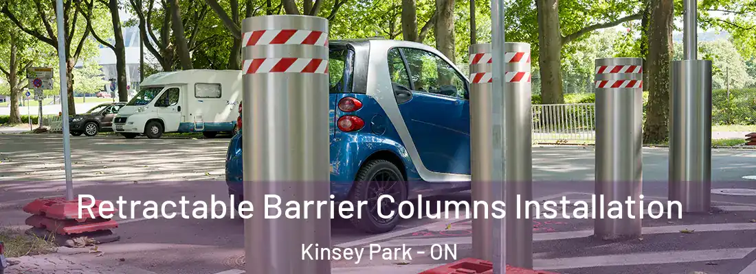  Retractable Barrier Columns Installation Kinsey Park - ON