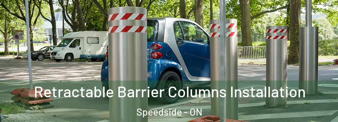  Retractable Barrier Columns Installation Speedside - ON