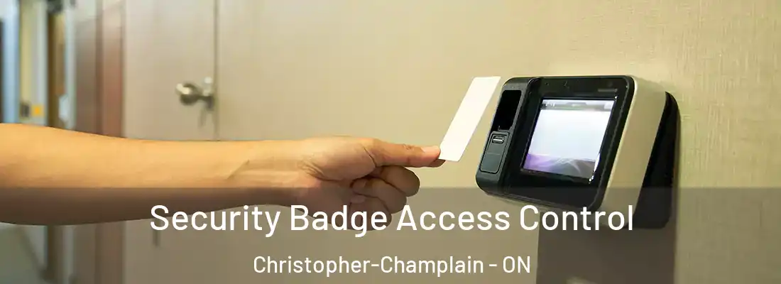  Security Badge Access Control Christopher-Champlain - ON