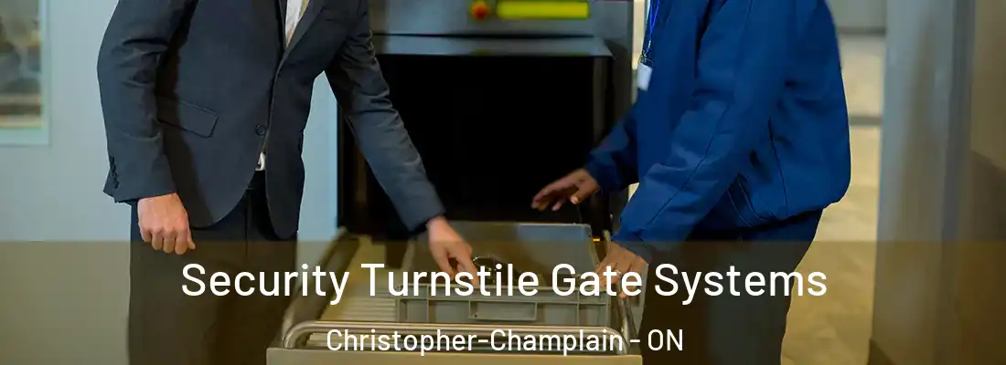  Security Turnstile Gate Systems Christopher-Champlain - ON