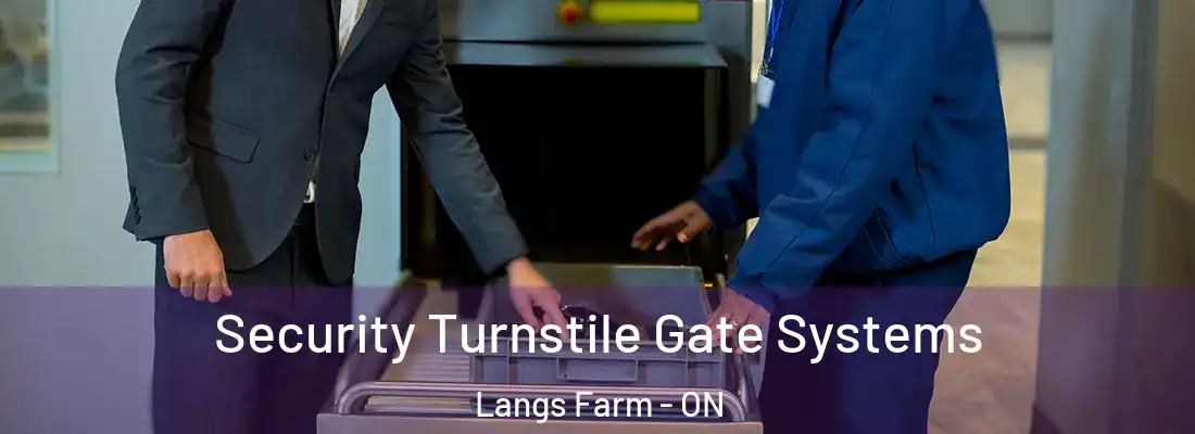  Security Turnstile Gate Systems Langs Farm - ON