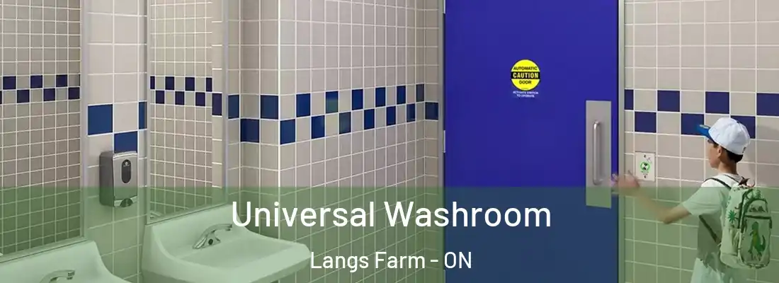  Universal Washroom Langs Farm - ON
